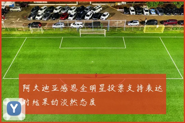 阿夫迪亚感恩全明星投票支持表达对结果的淡然态度